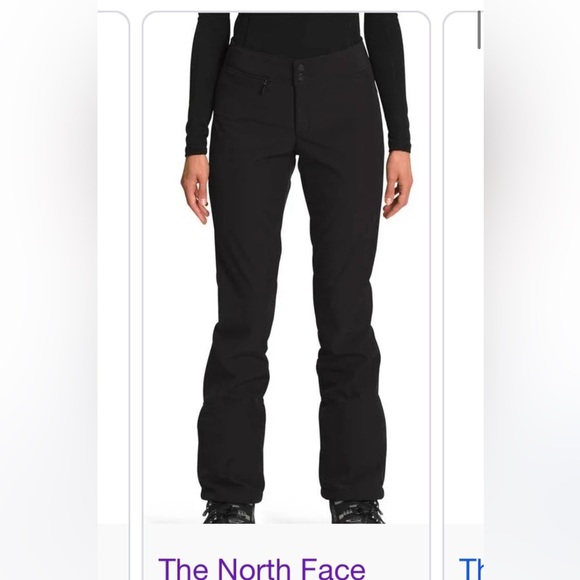 The North Face TNF APX Women’s Snowpants Black Size XL Fitted Flare - Picture 15 of 16